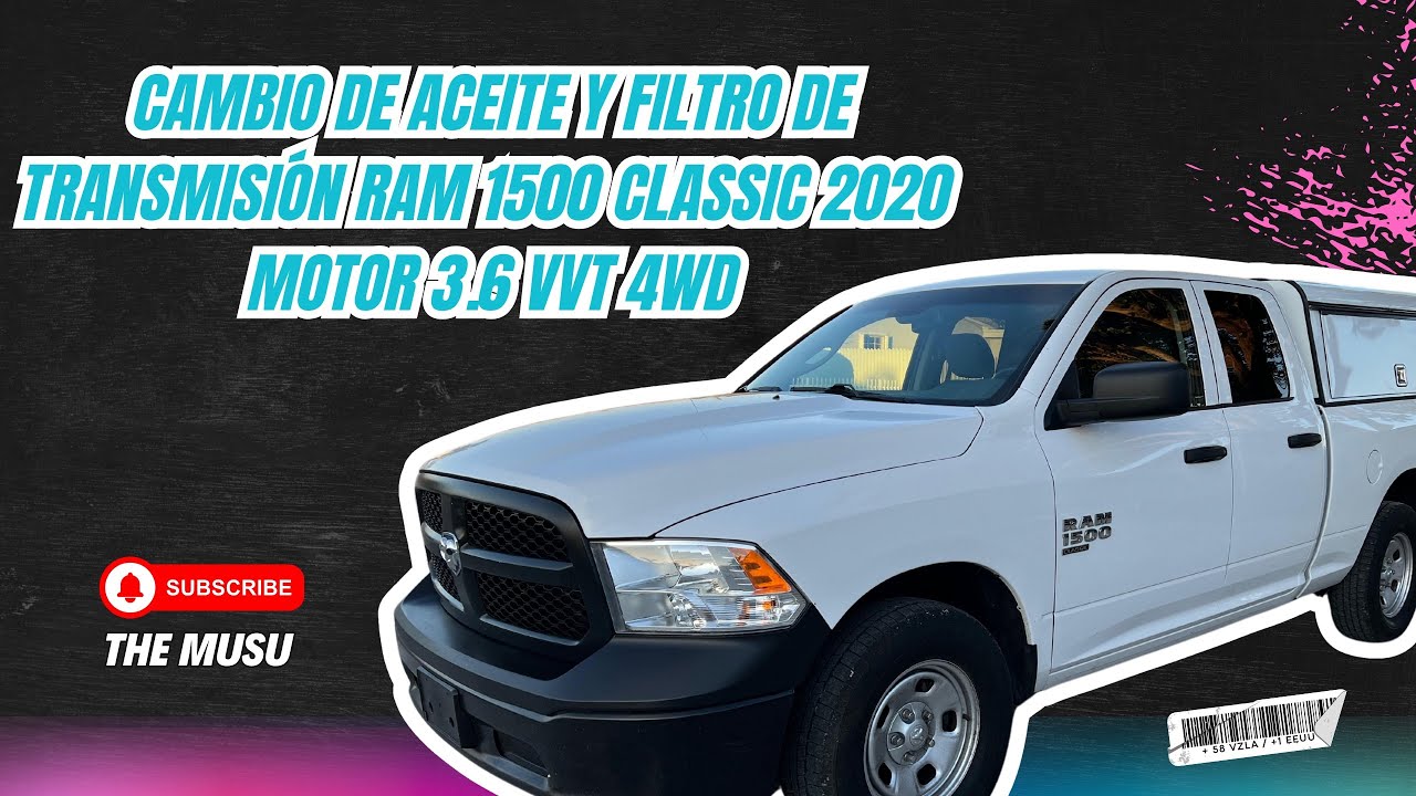 Cambio de aceite y filtro de transmisión RAM 1500