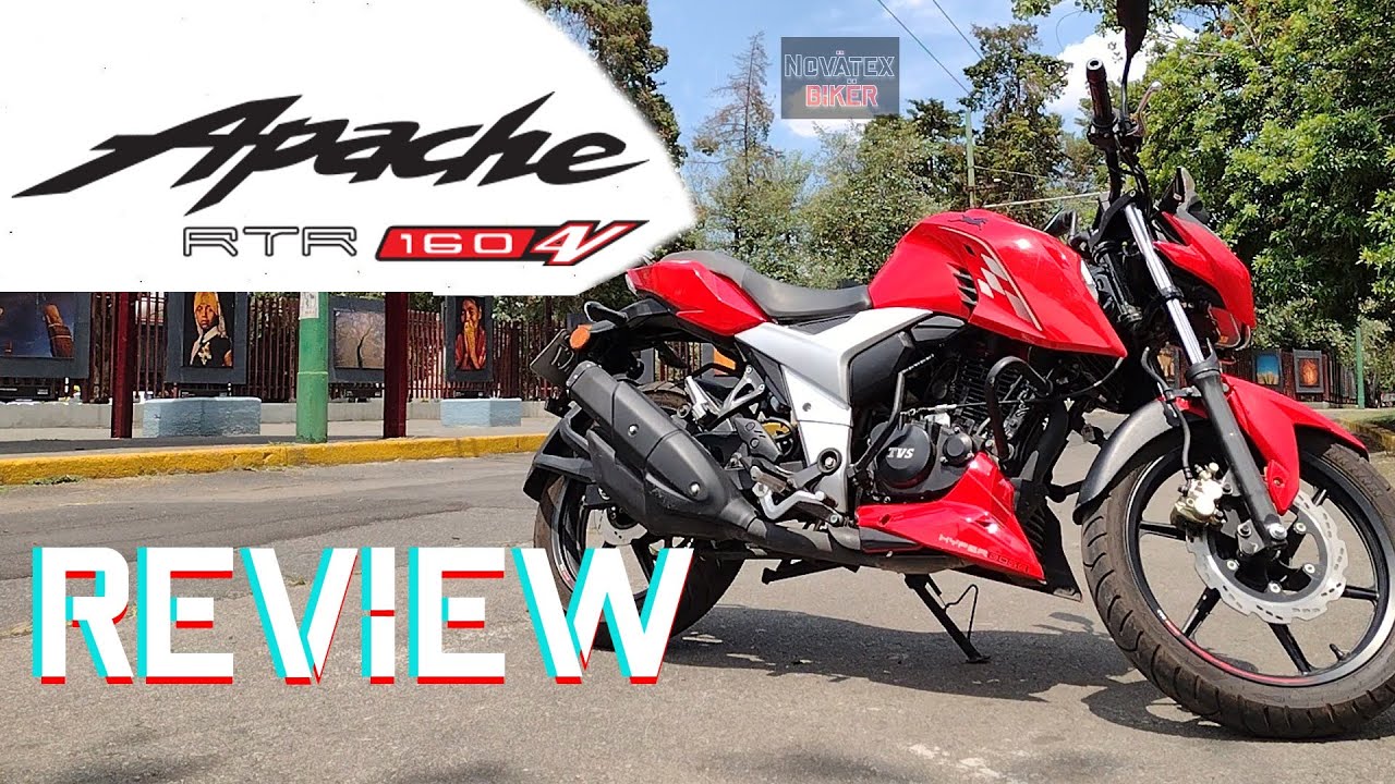 TVS Apache RTR 160 4V ¿mejor que la pulsar 160? Review NovatexBiker