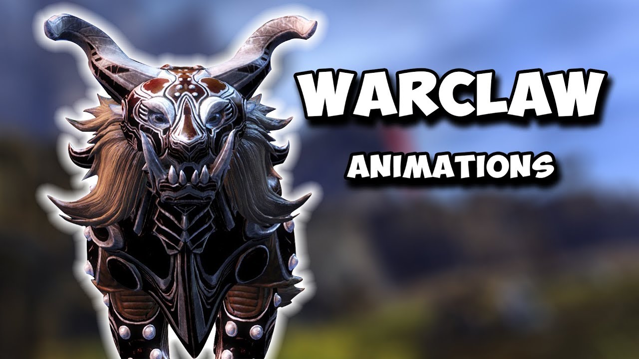 Guild Wars 2 - Warclaw Mount | All Animations