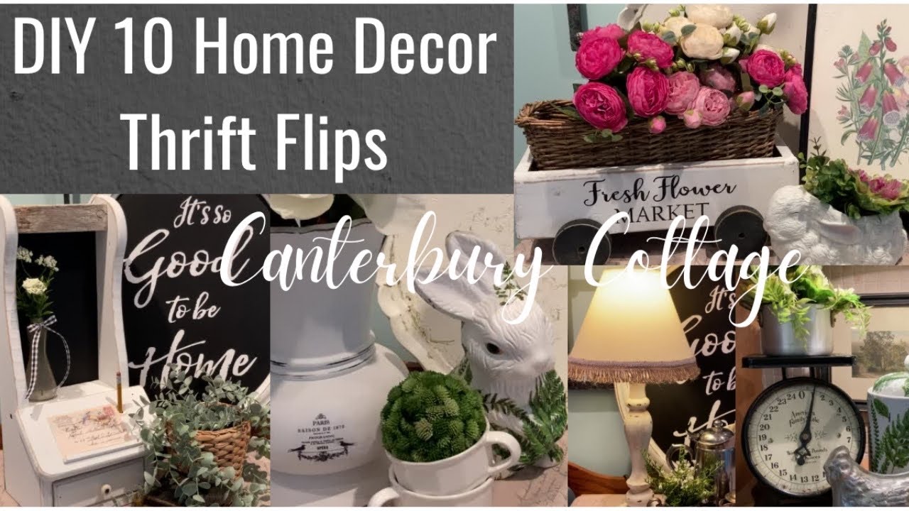 DIY 10 Home Decor Thrift Flips