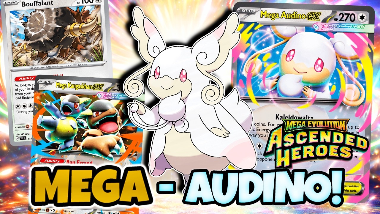 MEGA KANGASKHAN + MEGA AUDINO = COMBO DEMOLEDOR 💥