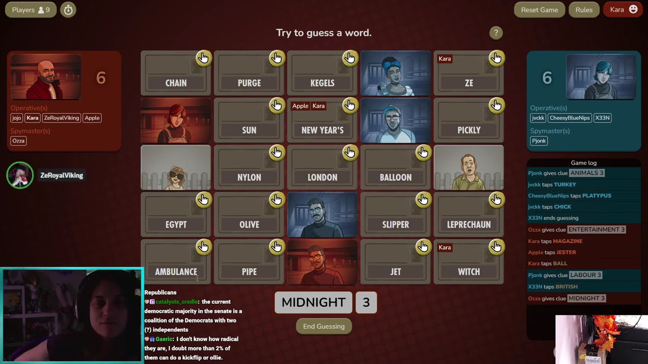 CODENAMES w/ ZeRoyalViking, X33N, Apple, Cheesy, Jvckk, jojo, Pjonk, and Ozza