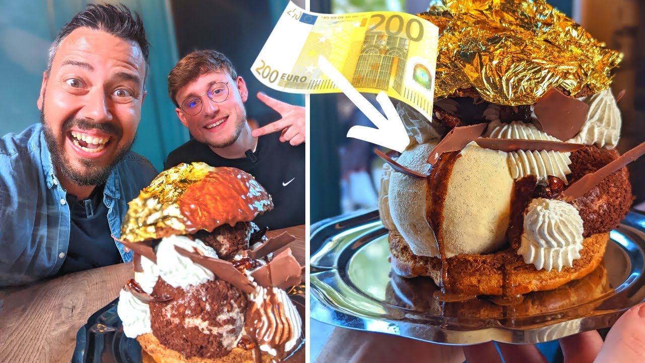TARTES FLAMBÉES + MAXI PROFITEROLE à 200 euros 100% MAISON à STRASBOURG! - VLOG 1376