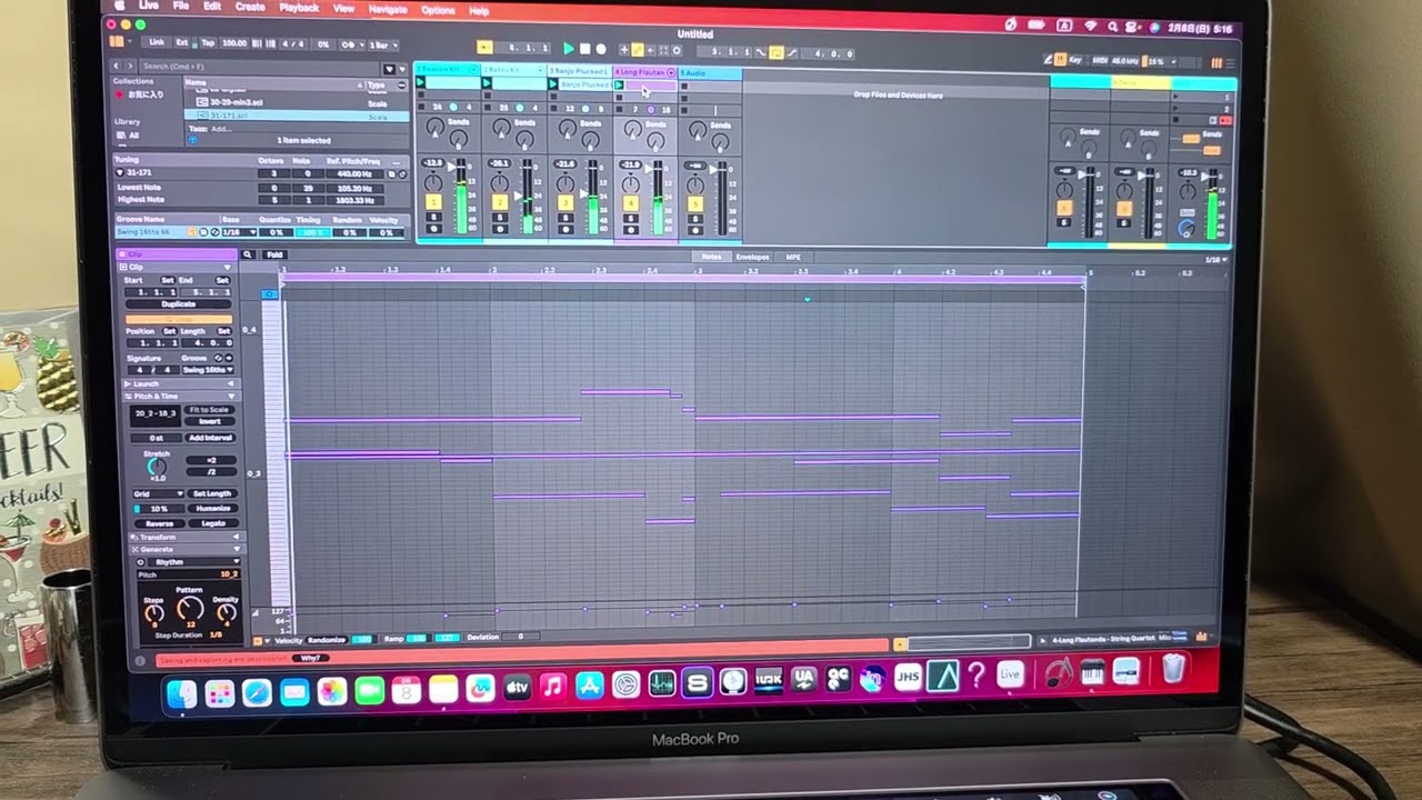  Micro tonal music with 31-171 