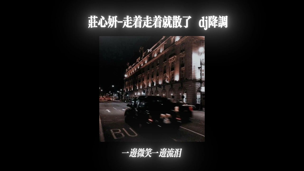 庄心妍- 走着走着就散了 dj降调