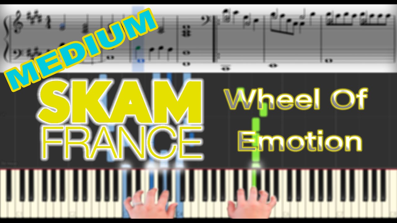 Raphaël Ibanez - Wheel Of Emotion (Skam France Season 3) | Sheet Music & Synthesia Piano Tutorial
