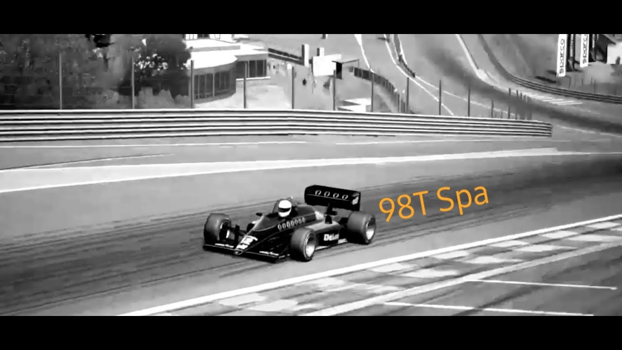 Assetto Corsa - Lotus 98T - Spa 1:51.962 - Hotlap - No Assists - Open Setup