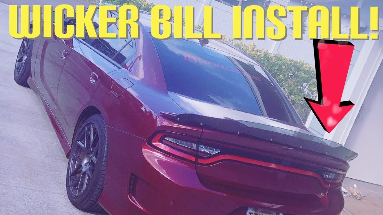 Wicker Bill Install On My 2019 Charger RT!! Step-By-Step DIY