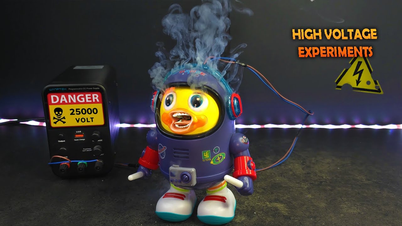 This Dancing Robot Duck Will Make Your Day ! ⚠️ High Voltage Experiments ⚠️