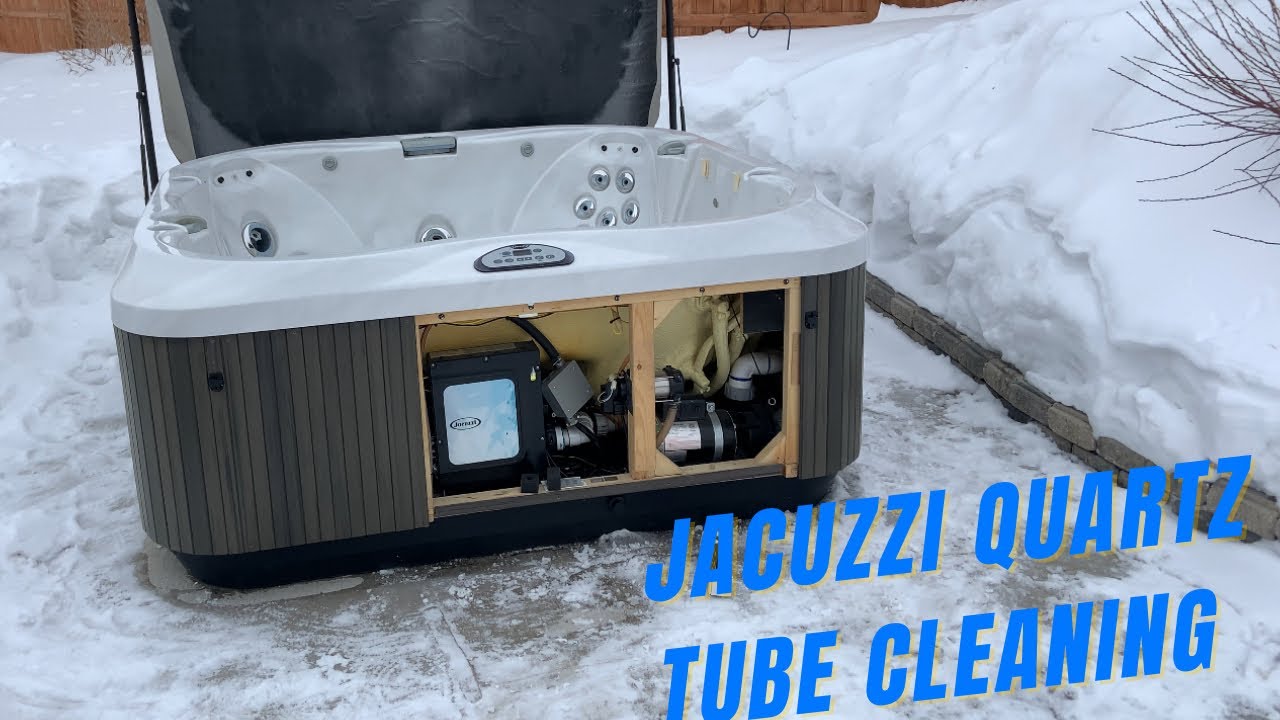 Jacuzzi quartz tube cleaning