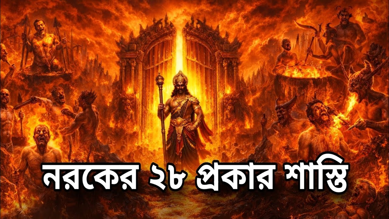 নরকের ২৮ প্রকার শাস্তি 😱 মৃত্যুর পর কি অপেক্ষা করছে?Garuda Purana secrets