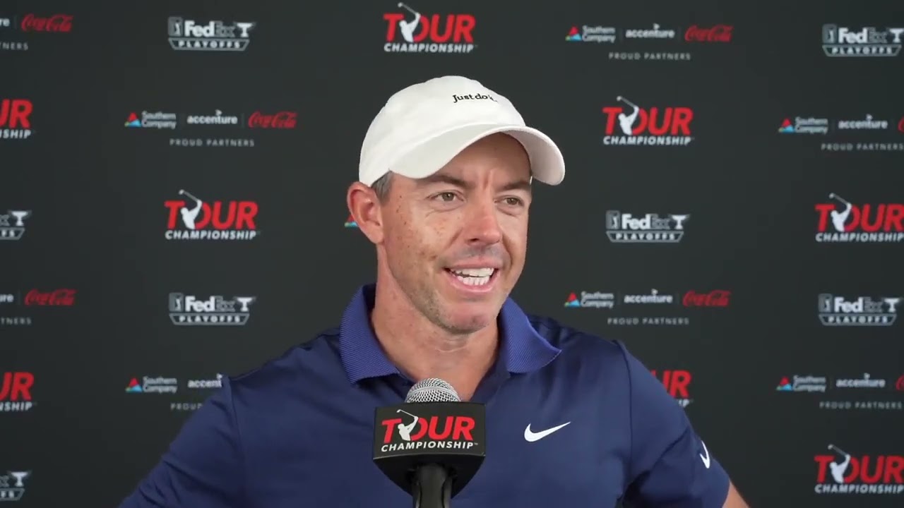 Rory McIlroy solid ball-striking but slow greens hold him back at East Lake