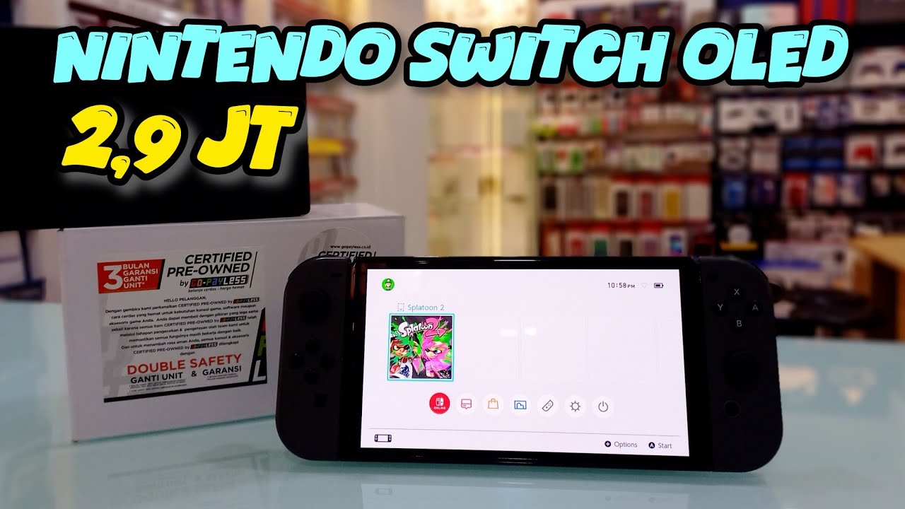 REVIEW NINTENDO SWITCH OLED HARGA DIBAWAH 3 JETI