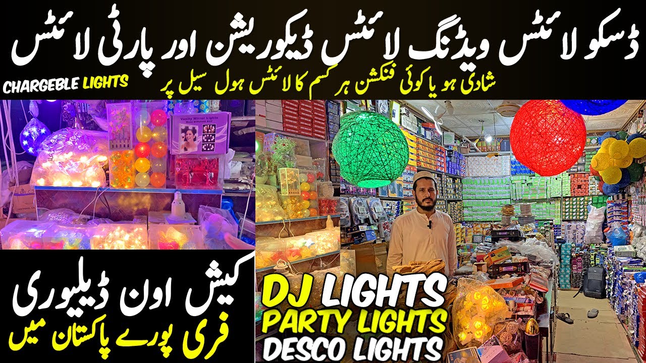 DJ Lights Wholesale Market | Disco Lights, Party Lights, Laser Lights | Chargeable & Dancing Lights