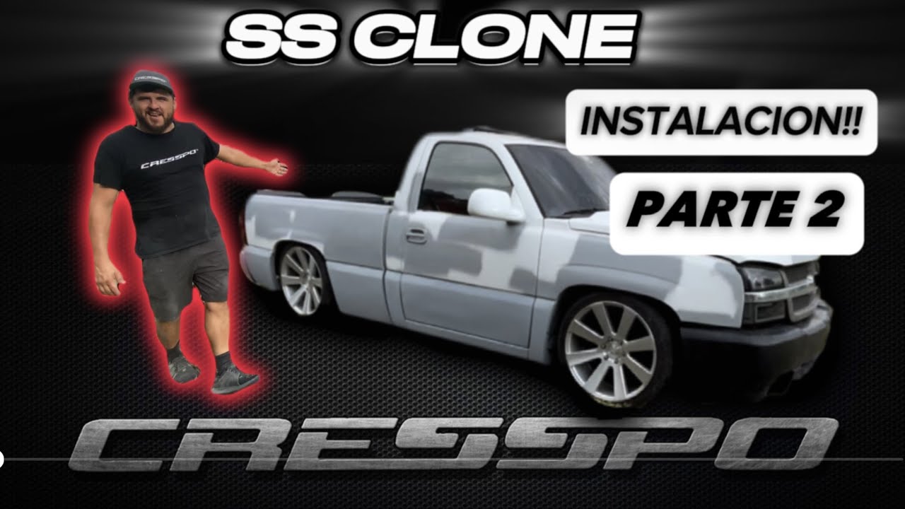 como convertir una Silverado en una ss clone instalación fácil y barato parte 2 cresspo sskit
