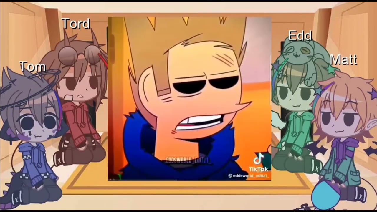 ||Eddsworld react to Tik Tok||Eddsworld||❤️TordTom/TomTord💙||💜MattEdd/EddMatt💚||Part 1