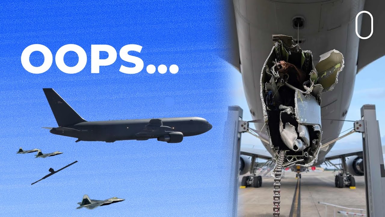 Boeing KC-46 Boom Detaches During Refueling
