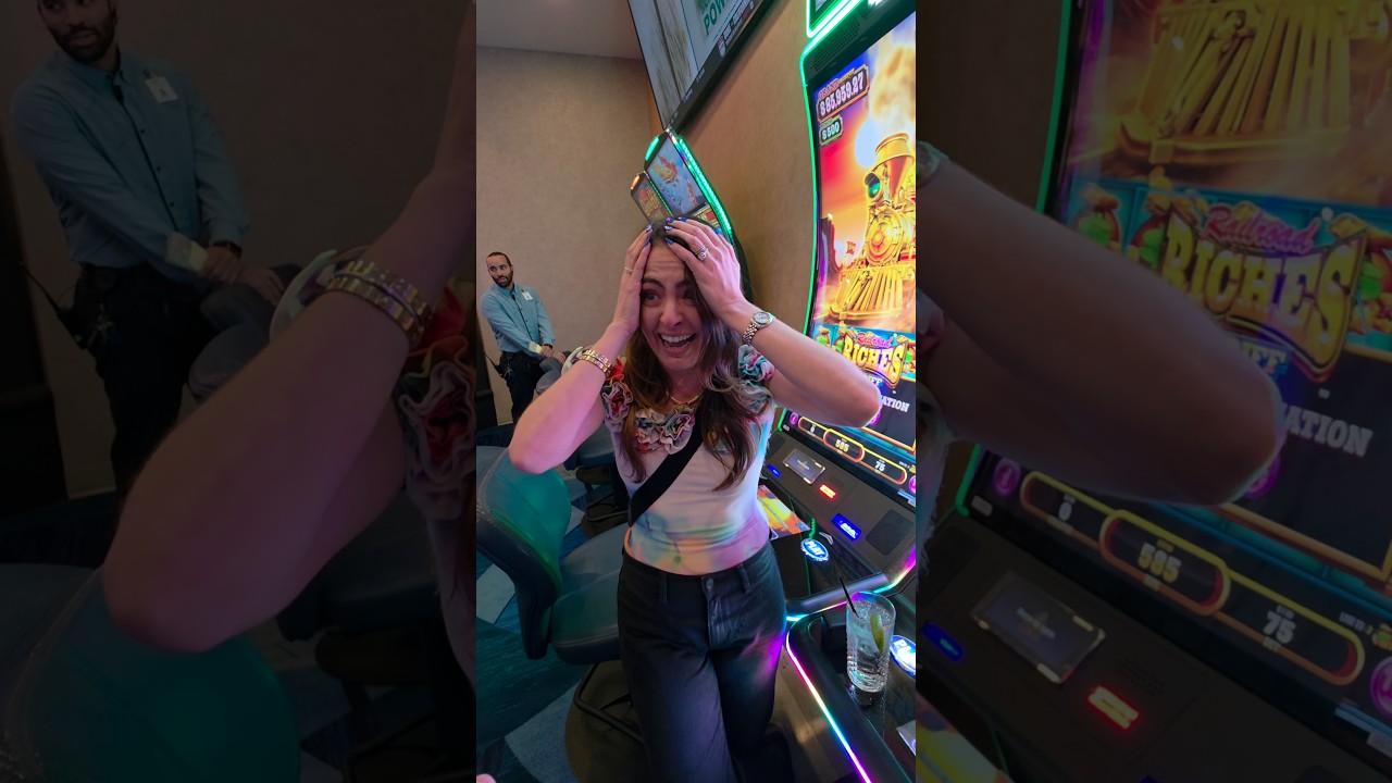 Literally CRYING After I Won My BIGGEST Jackpot of My Life!! #slots #Jackpot #casino