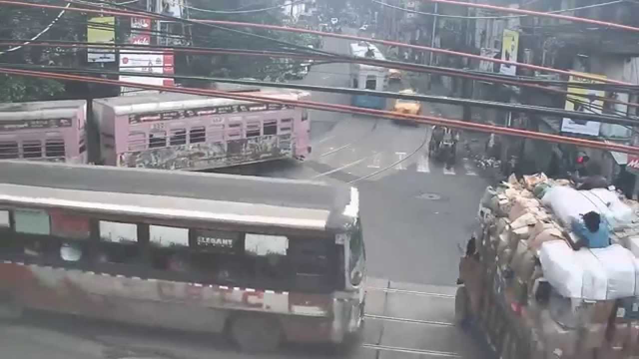 CCTV footage: Kolkata's Traffic Signal Accident Caught On Camera