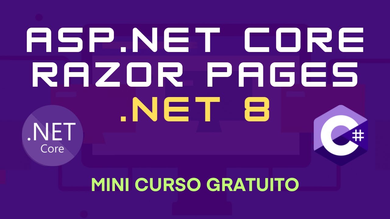 Curso ASP.NET Razor Pages #minicurso #aspnet #aspnetcore #dotnet8 #visualstudio2022 #csharp