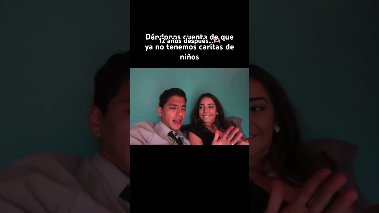 12 a&ntilde;os entre los dos videos 🥹🥰 A&uacute;n recuerdan cuando nos conocieron? #pareja #couple #foreveryoung