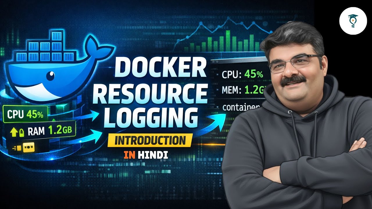 Ep 111/135 | What is Docker Resource Logging? | Master the Basics: How Docker Handles Logs In Hindi