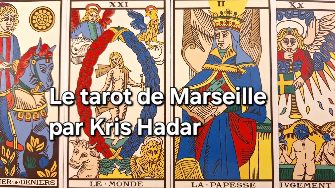 Le tarot de Marseille,  par Kris Hadar #tdm #tarotdemarseille #tarot