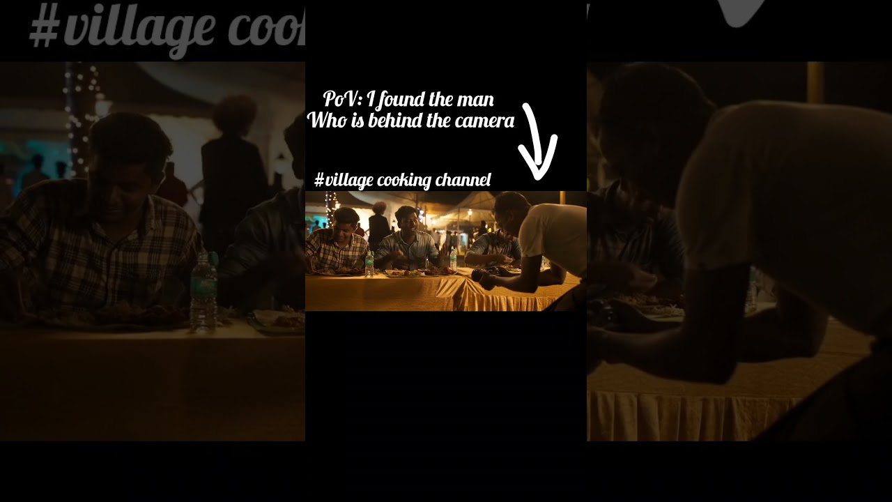 Man behind the camera village cooking Channel#cameraman #villagecookingchannel #vikram #anirudh