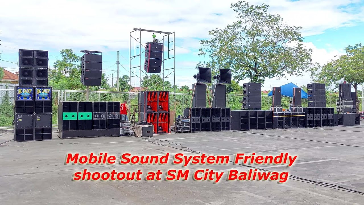 Mobile Sound system Friendly shootout at SM city Baliwag