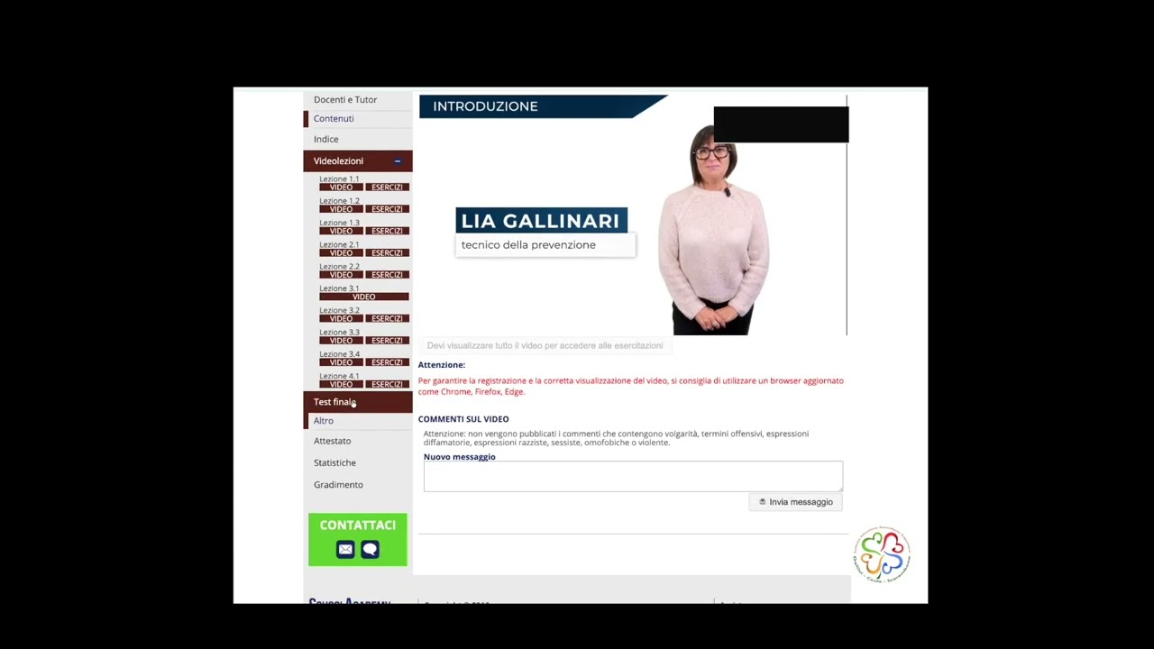 Tutorial corsi sicurezza studenti