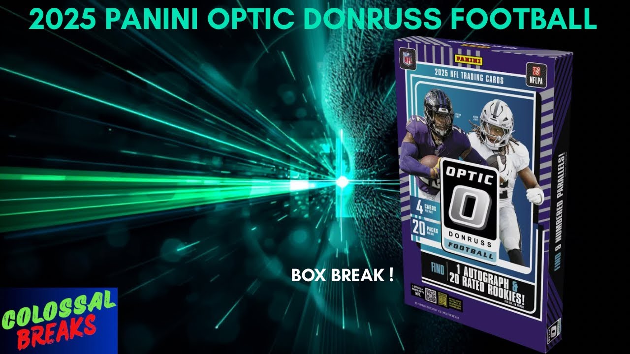 2025 Panini Optic Donruss Football 🏈 Box Break #topps #superbowl #nfl 