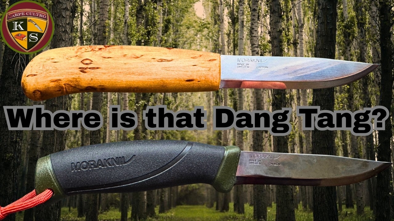Mora Companion Tang Exposed.  New Knife Made.