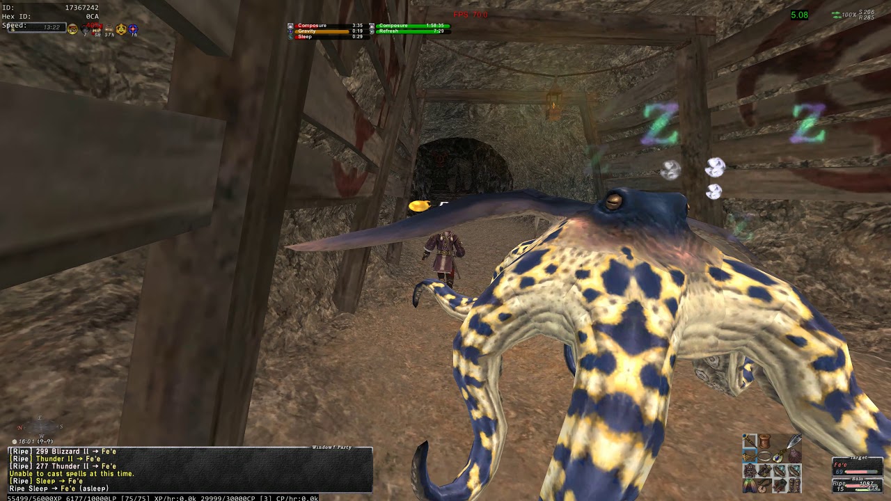 FFXI: Solo Kraken Club BCNM Up in Arms (Red Mage)