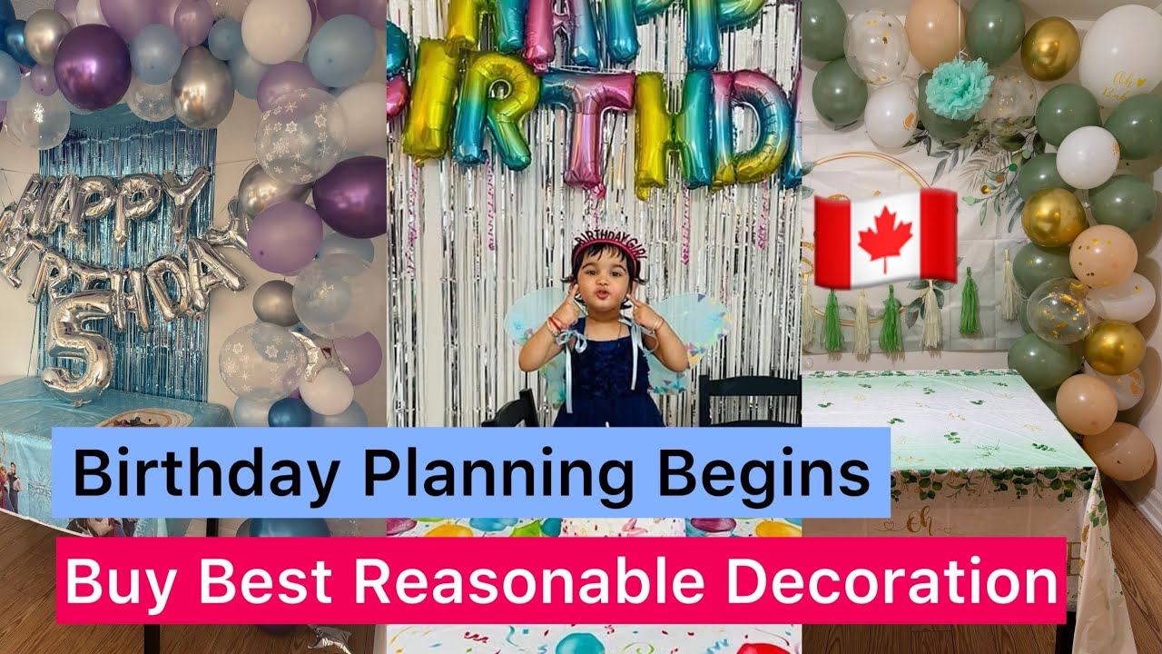Best Online Shopping Options In Canada 🇨🇦| Birthday Decoration |Temu Online Shopping | Svadhisworld