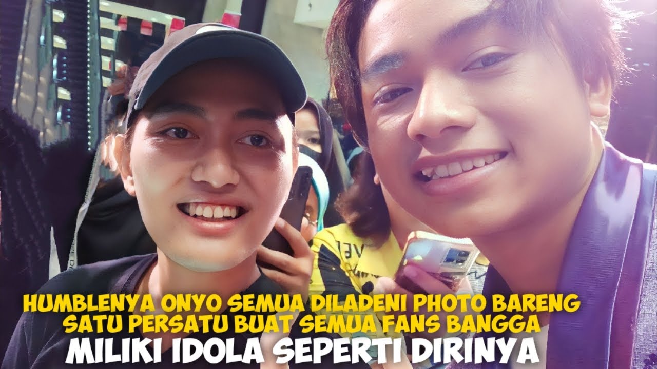 HUMBLENYA ONYO SEMUA DILADENI PHOTO BARENG SATU PERSATU BUAT SEMUA FANS BANGGA MILIKI IDOLA ONYO