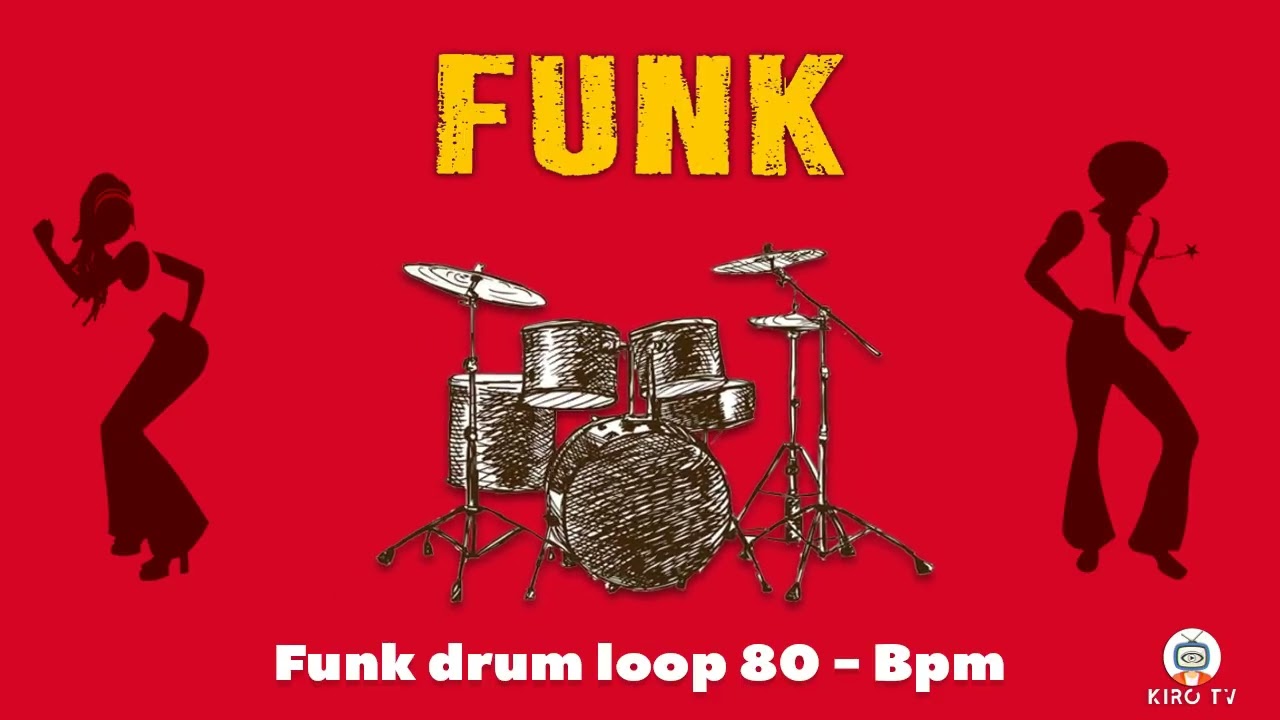 Funk drums loop - 80 BPM