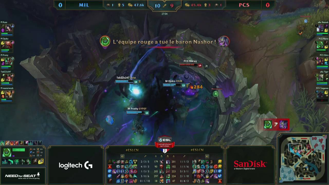 Le steal Nashor de @MarexLoL !! #ESLCN #LOL