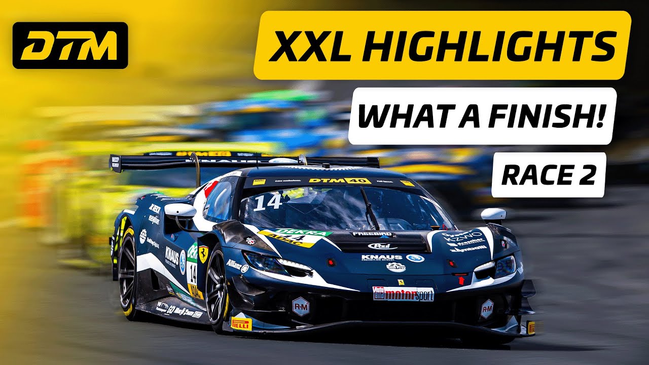 Highlights Race 2 Lausitzring 🤯 | Aitken strikes late! | DTM 2025