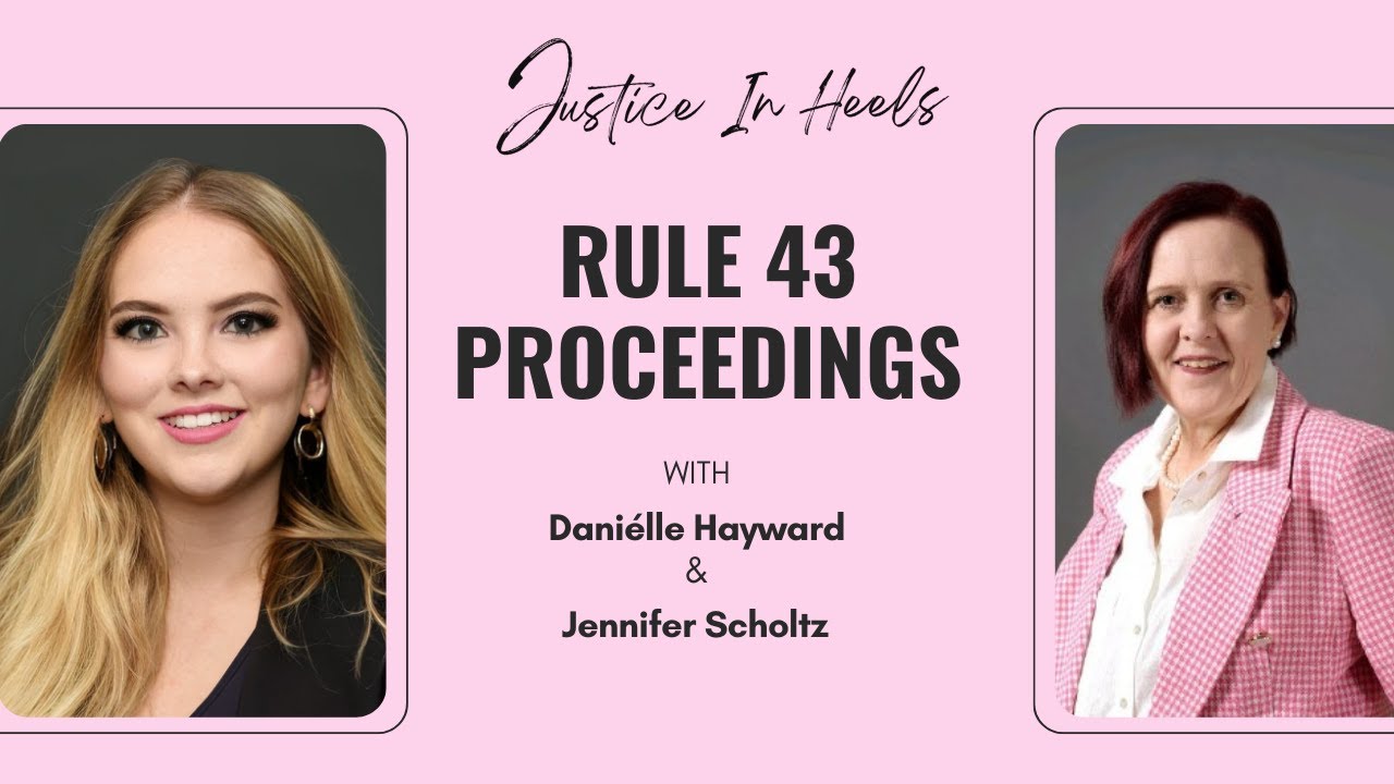 S3 E6: Rule 43 Applications with Jennifer Scholtz