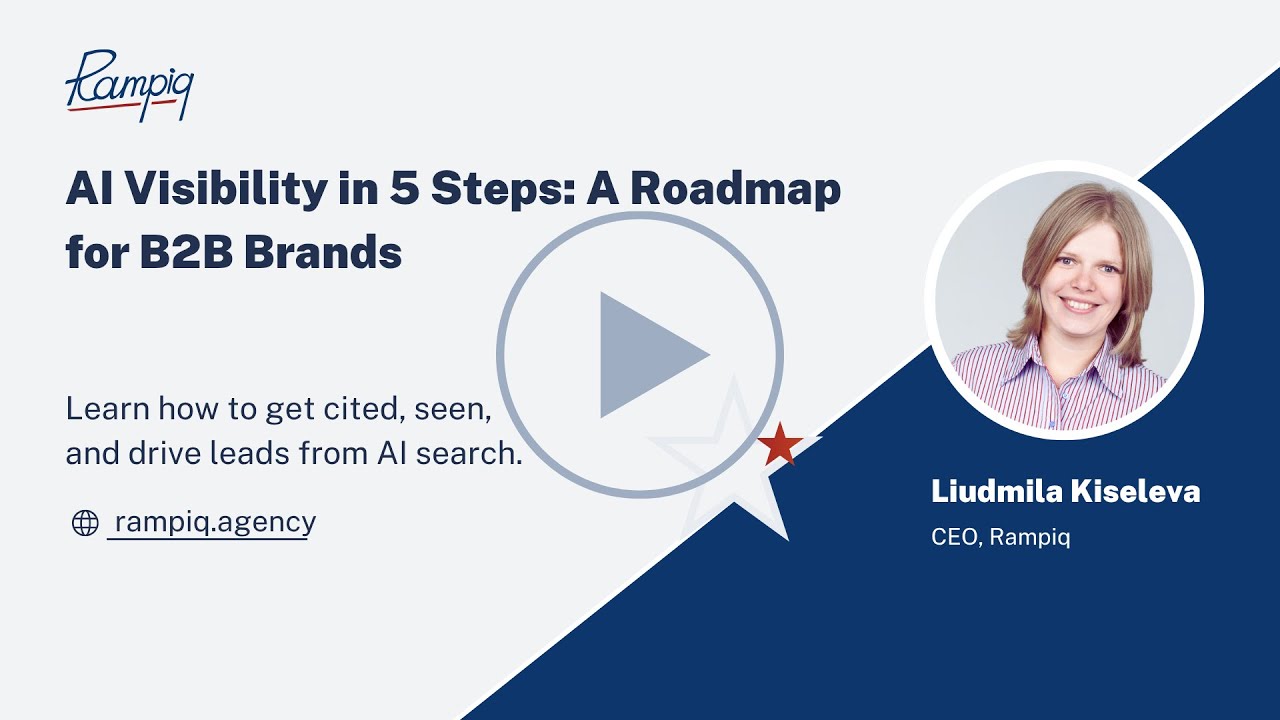 AI Visibility in 5 Steps: A Roadmap for B2B Brands