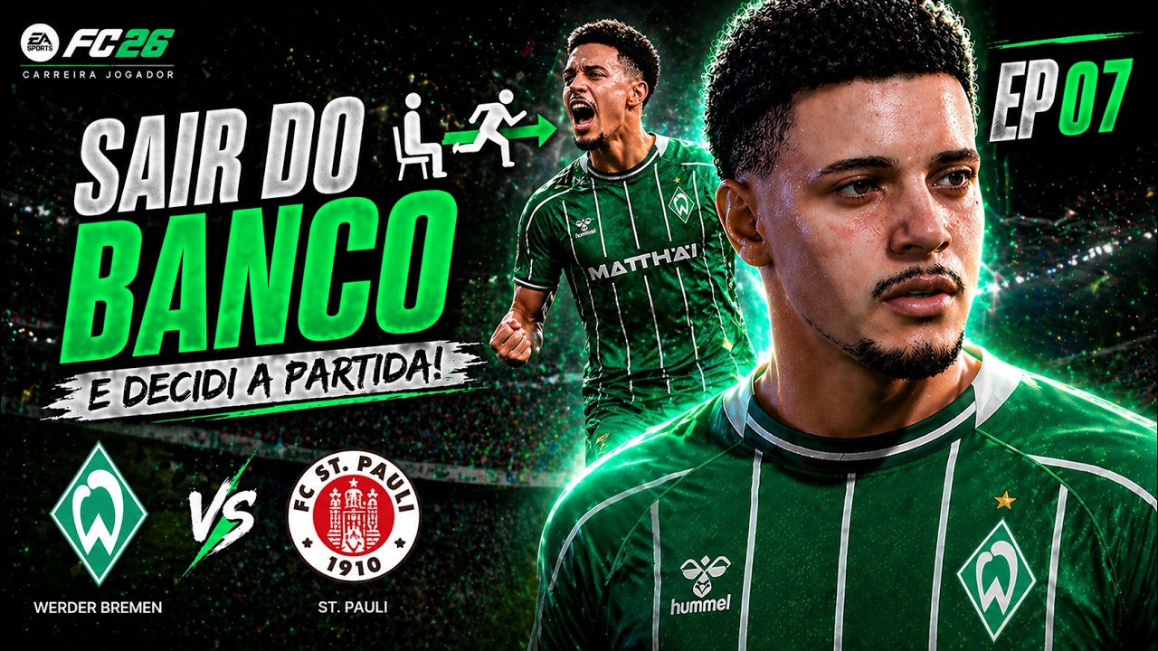 EA SPORTS FC 26 – Carreira de Jogador | EP 07: Entrei do Banco e Decidi! ⚽🔥