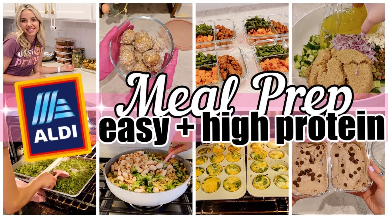 *НОВИНКА* ПРОСТАЯ ВЫСОКОБЕЛКОВАЯ ГОТОВКА ДЛЯ ЕДЫ ВЕСНА 2024 ГОДА ALDI MEAL PREP TIFFANI BEASTON Д...