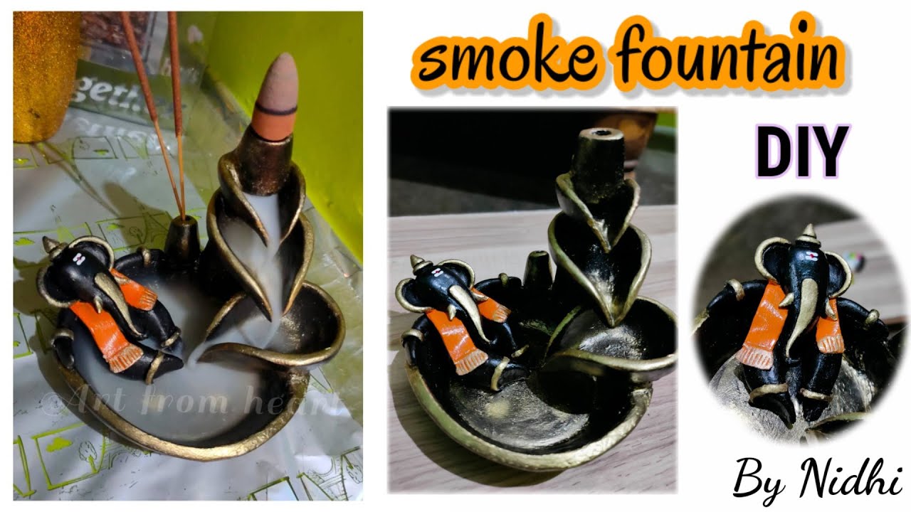 Smoke Fountain | DIY Fountain at Home | Homemade Smoke Fountain | Ganpati fountain | Home decor idea