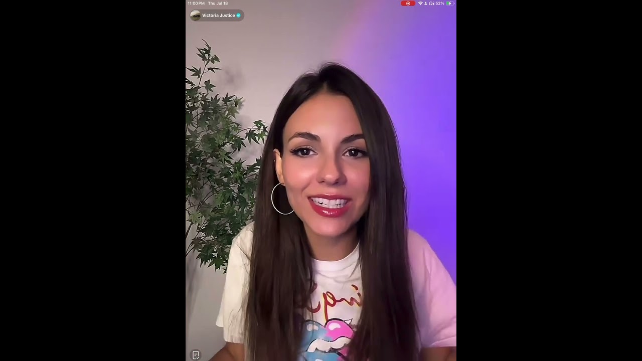 Victoria Justice TikTok live 2024 @VictoriaJustice #victorious #viral