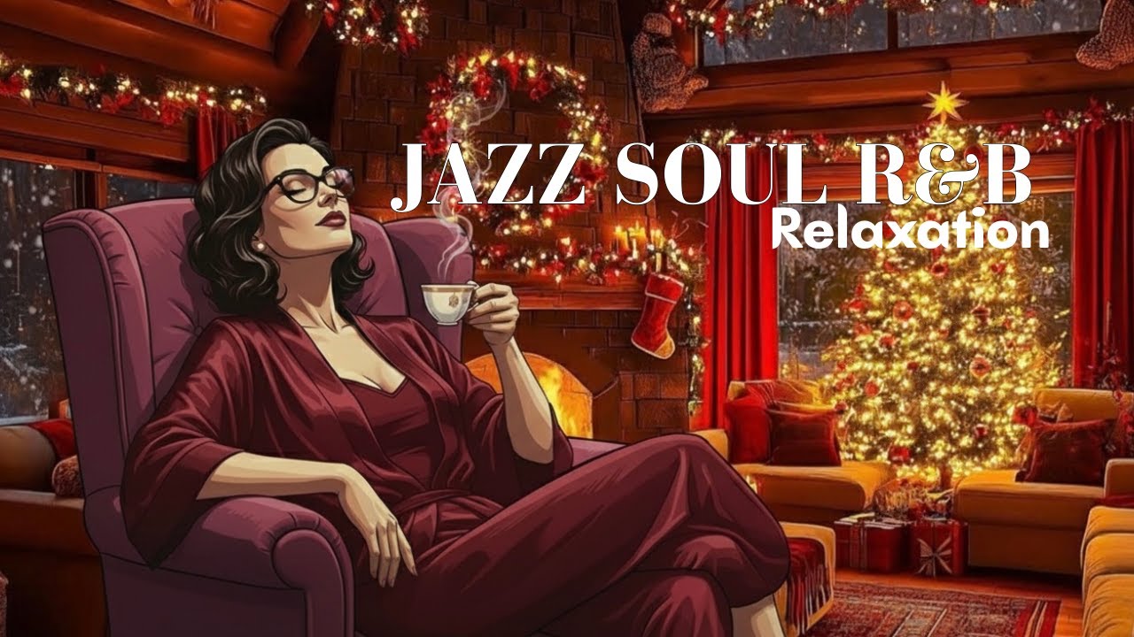 ❄️ Silent Snow Cabin LIVE 11H – Calm 1940s Jazz Ambience