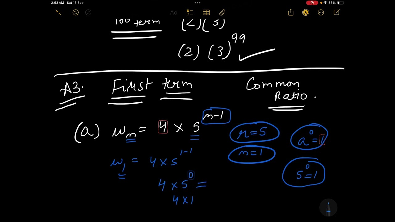 Geometric sequence