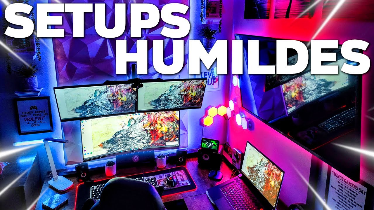 REACCIONANDO a SETUPS HUMILDES | Setups Baratos