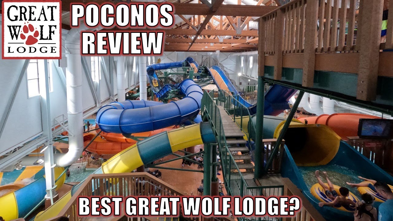Обзор Great Wolf Lodge Poconos, крытый аквапарк и курорт в Пенсильвании | Лучший Great Wolf Lodge?