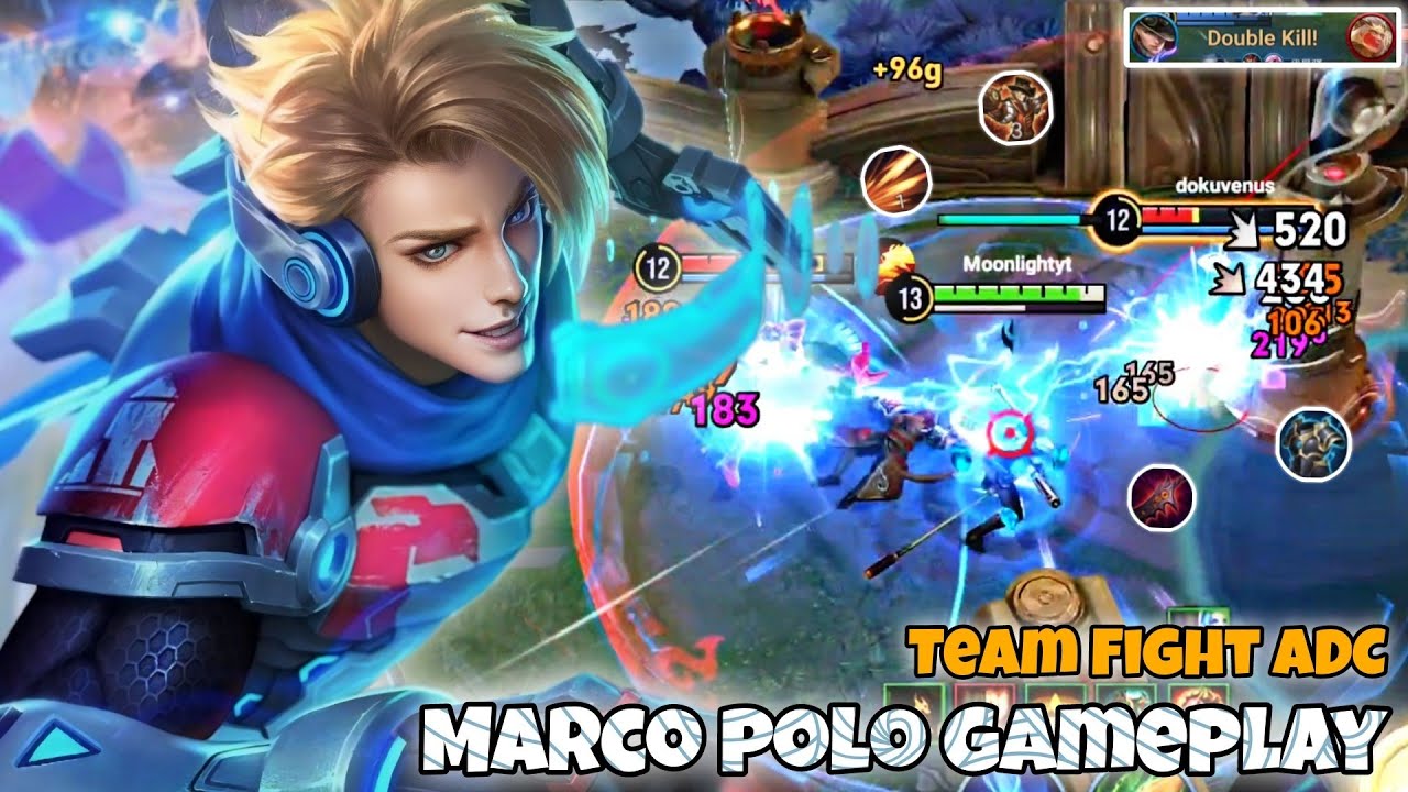 Marco Polo Farm Lane Pro Gameplay | Best Team Fight Champ | Honor of Kings HOK KOG