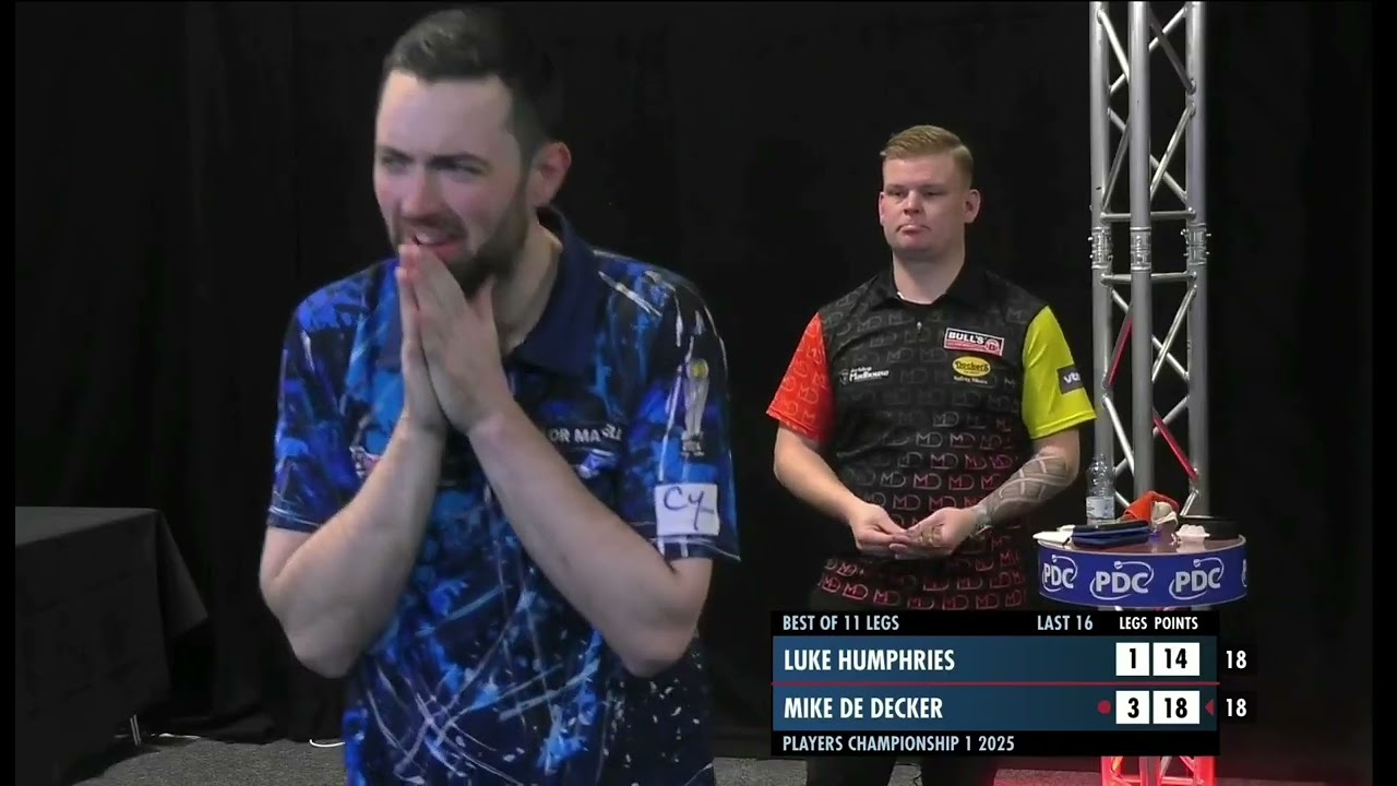 Luke Humphries vs Mike De Decker | Players Championship 1 2025 🎯